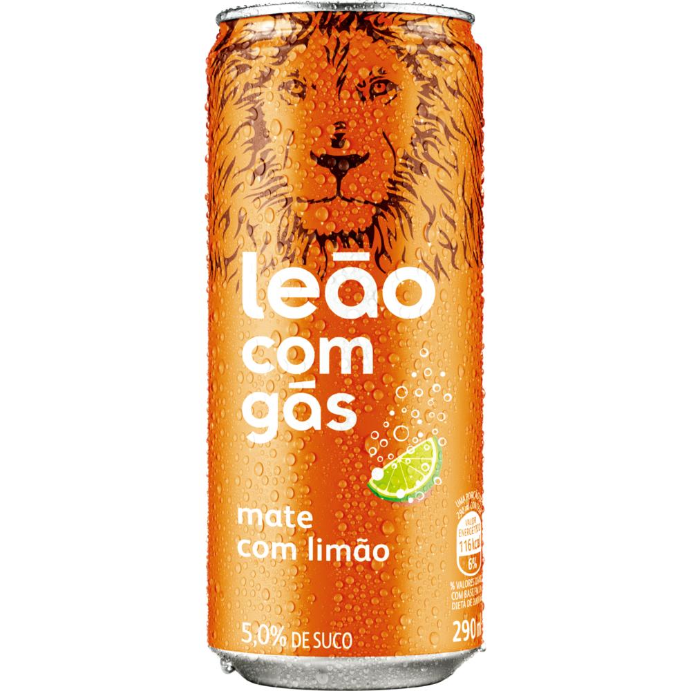 Chá Mate Leão com Limão com Gás 290ml