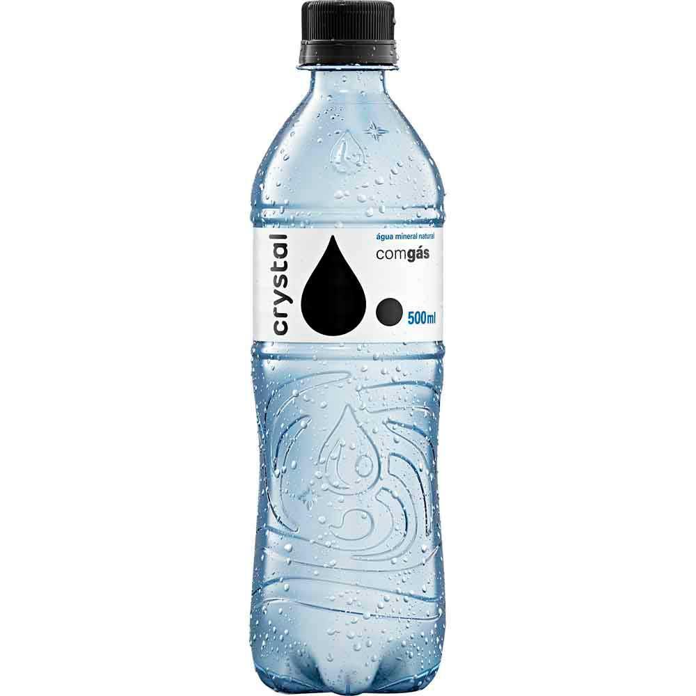 Água Mineral com Gás Crystal 500ml