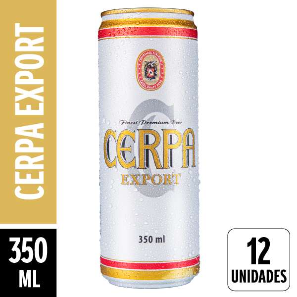 Cerpa Export Lata 350ml Pack 12 Unidades
