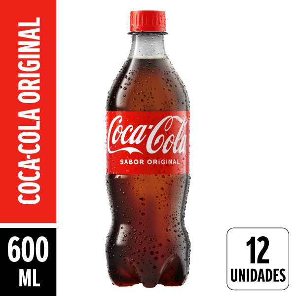 Coca-Cola PET 600ml Pack 12 Unidades