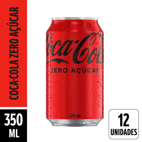 Coca-Cola Zero Lata 350ml Pack 12 Unidades