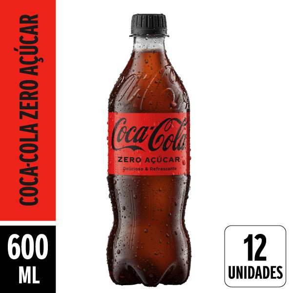 Coca-Cola Zero PET 600ml Pack 12 unidades