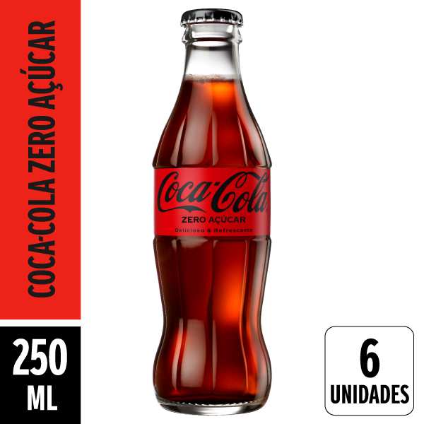 Coca-Cola Zero 250ml Pack 6 Unidades