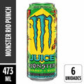 Energético Monster Juice Rio Punch Lata 473ml Pack 6 Unidades