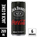 Jack & Coke Lata 269ml Pack 6 Unidades