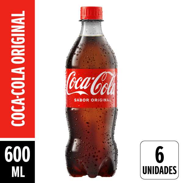Coca-Cola 600ml Pack 6 Unidades