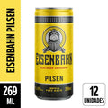 Cerveja Eisenbahn Pilsen Lata 269ml Pack 12 Unidades