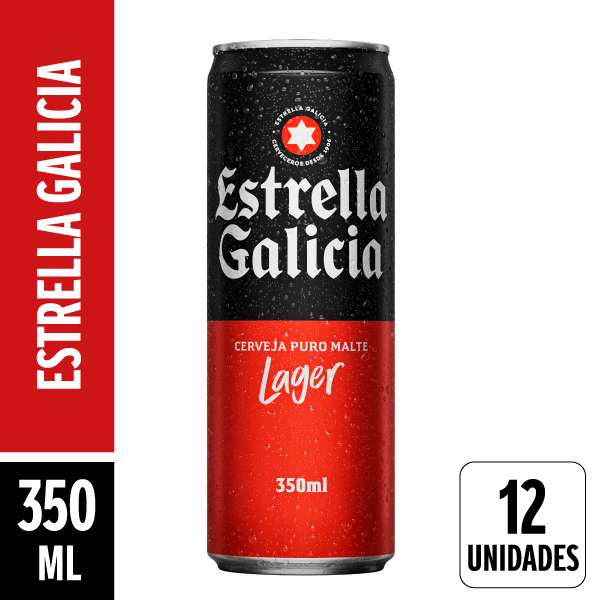 Estrella Galicia Lata 350ml Pack 12 Unidades
