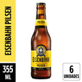 Cerveja Pilsen Eisenbahn Long Neck 355ml Pack 6 Unidades