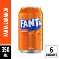 Fanta Laranja Lata 350ml Pack 6 Unidades