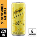 Schweppes Gin Tonica Lata 269ml Pack 6 Unidades