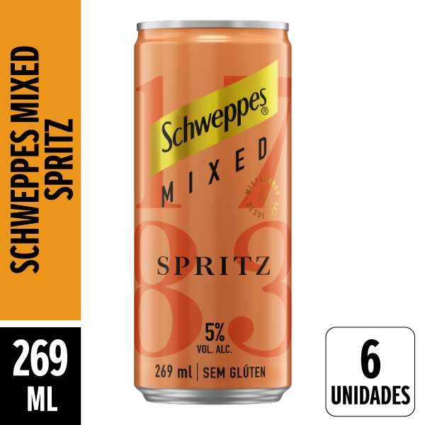 Schweppes Spritz Lata 269ml Pack 6 Unidades