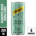 Schweppes Vodka Citrus Lata 269ml Pack 6 Unidades