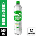 Sprite Lemon Fresh Pet 510ml Pack 12 Unidades